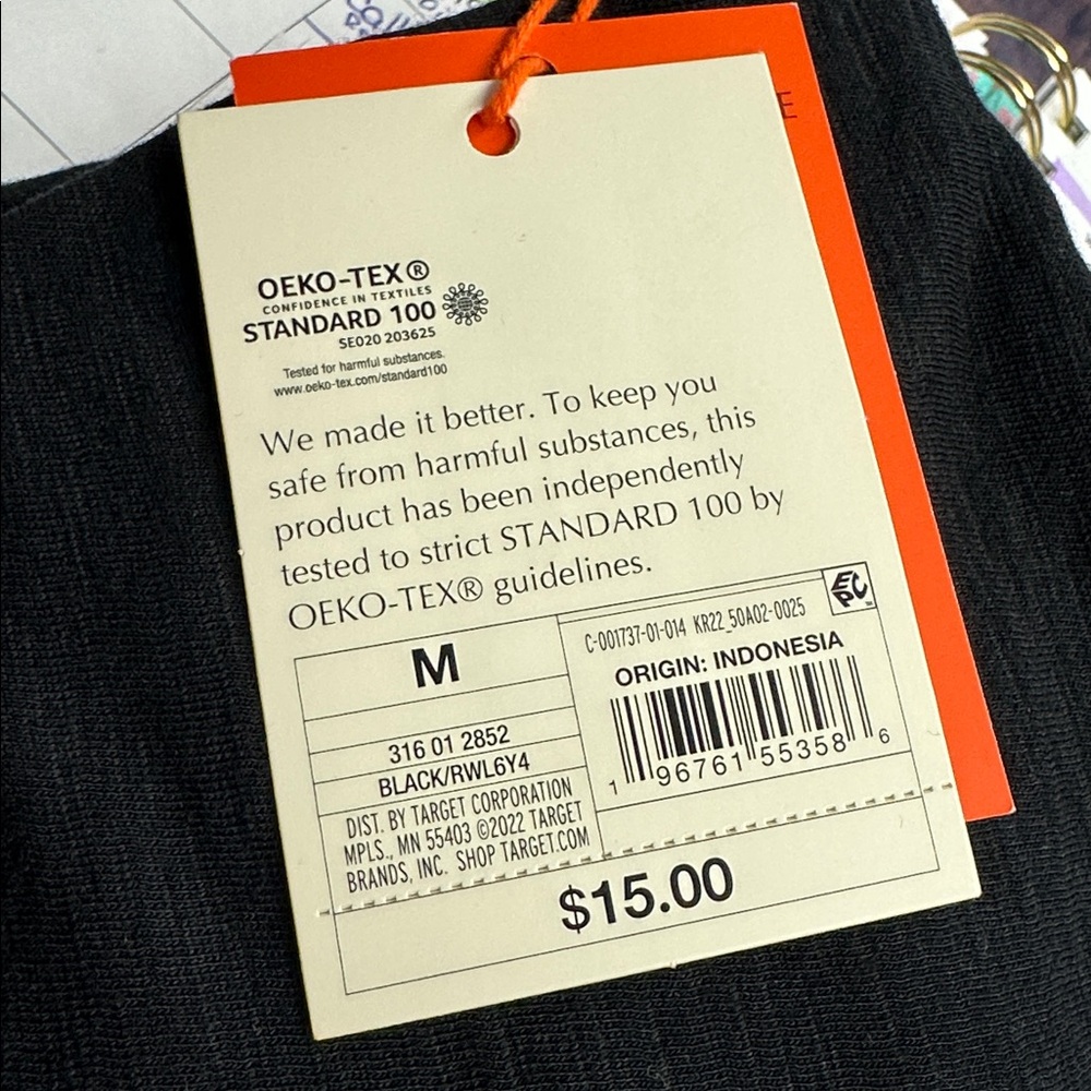 Knox Rose  2 Women's Knit Tank Tops - Knox Rose Black  And White Size M - Picture 12 of 12